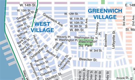 west village nyc map|greenwich village manhattan map.